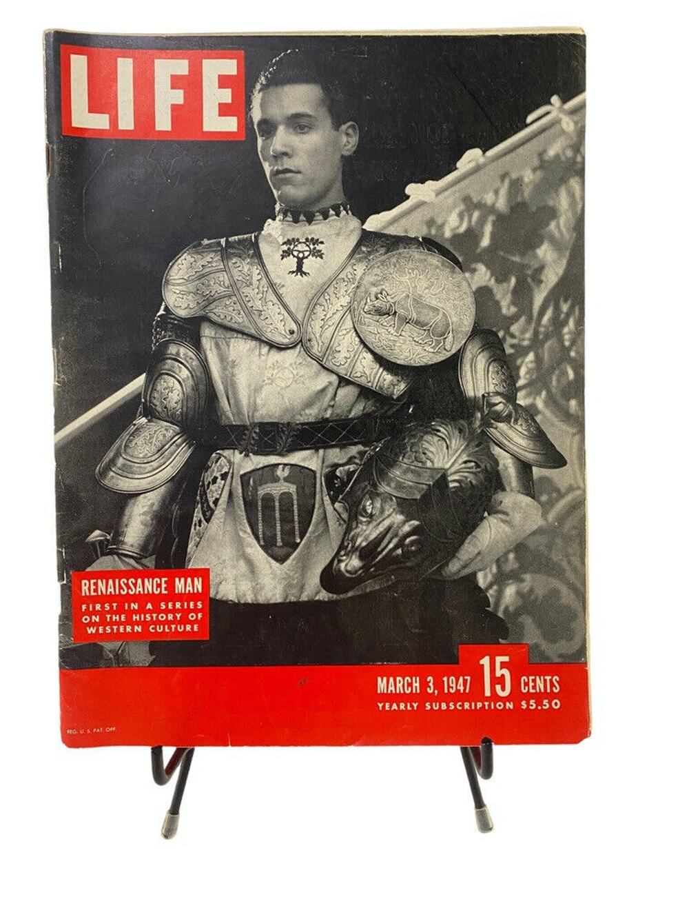 LIFE Magazine March 3 1947 Renaissance Man Laurence Olivier Cover Vintage